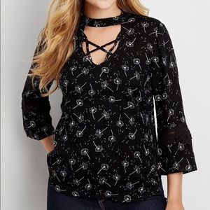Dandelion Print Blouse